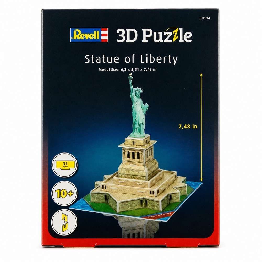 Revell 3D Puzzle Statue of Liberty 31 Pieces Model Kit 00114 New York City